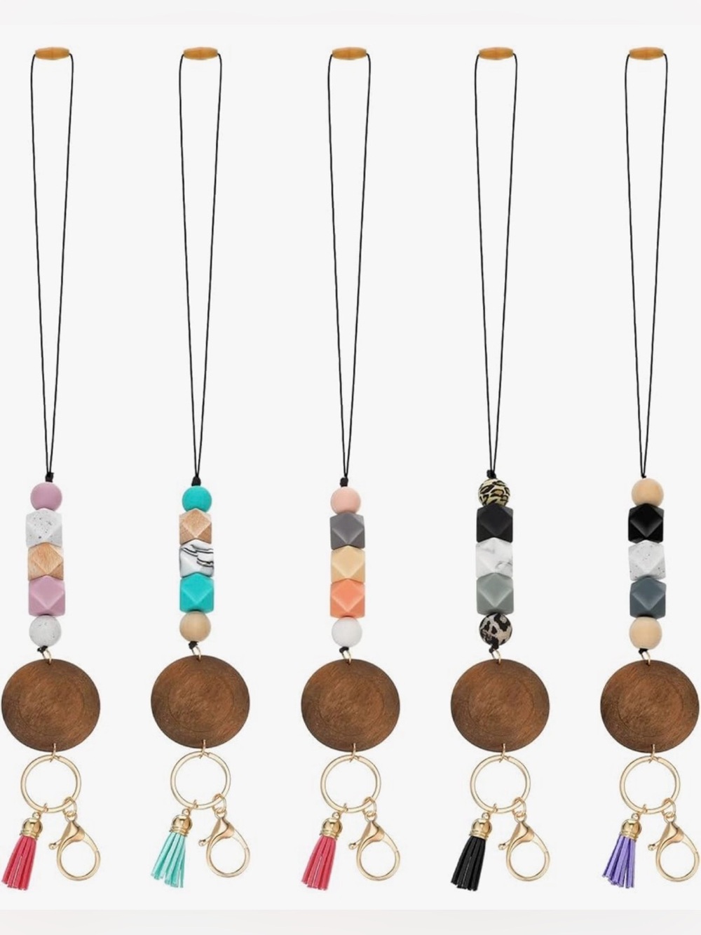 Beaded ID/keychain Lanyard
